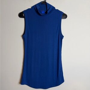 Kit and Ace Mockneck Sleeveless Tank Royal Blue Size Small